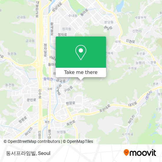 동서프라임빌 map