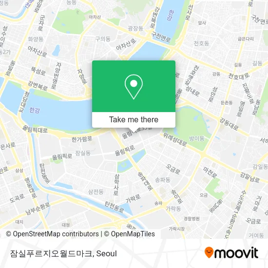 잠실푸르지오월드마크 map