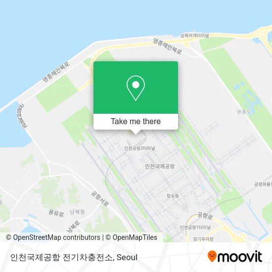 인천국제공항 전기차충전소 map