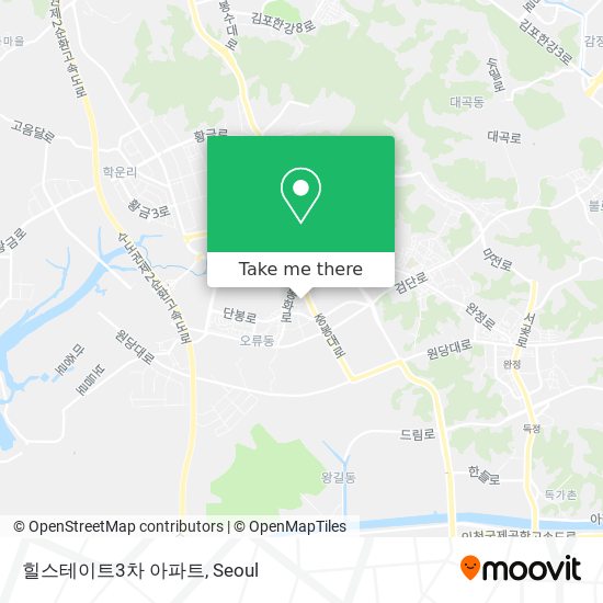 힐스테이트3차 아파트 map