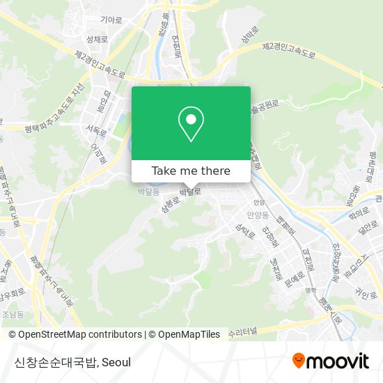 신창손순대국밥 map