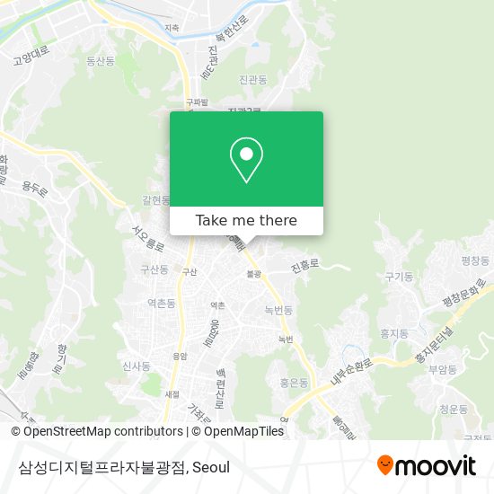 삼성디지털프라자불광점 map