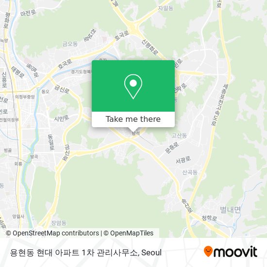 용현동 현대 아파트 1차 관리사무소 map