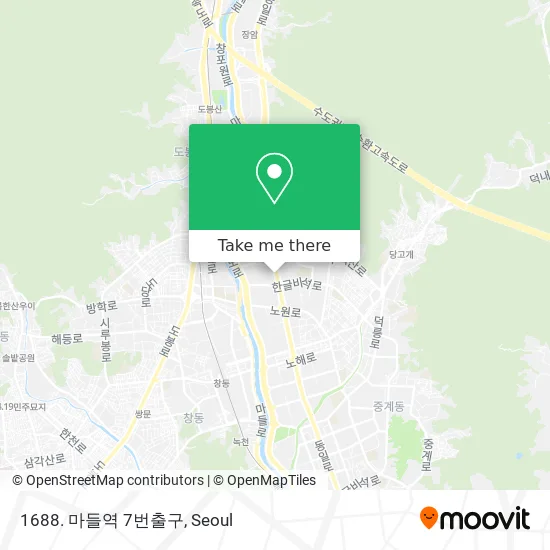 1688. 마들역 7번출구 map