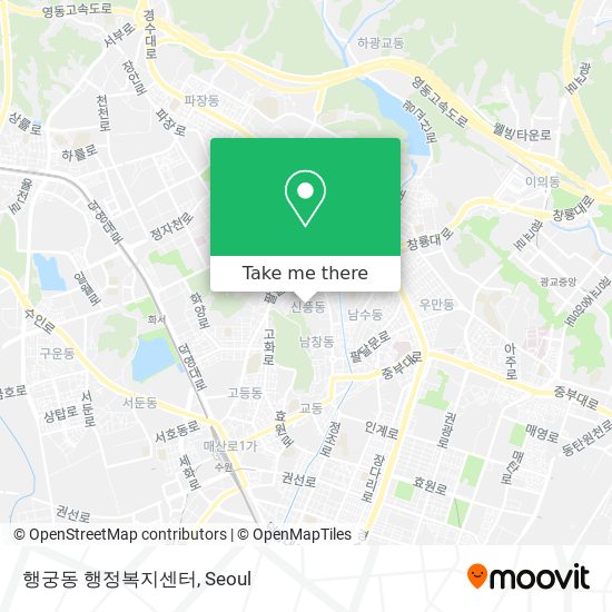 행궁동 행정복지센터 map