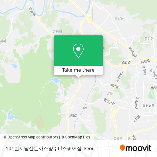 101번지남산돈까스양주Lf스퀘어점 map