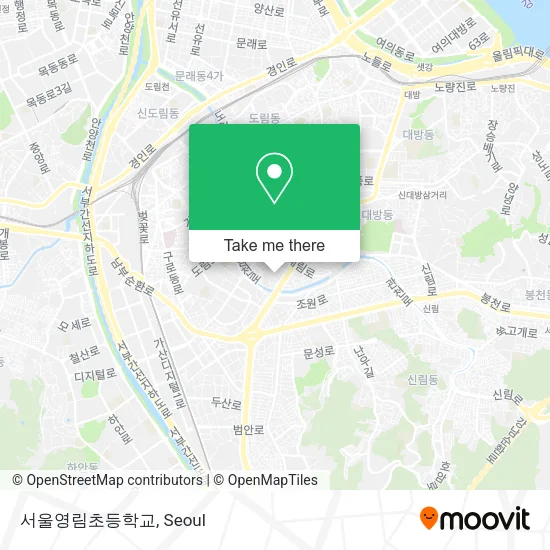 서울영림초등학교 map