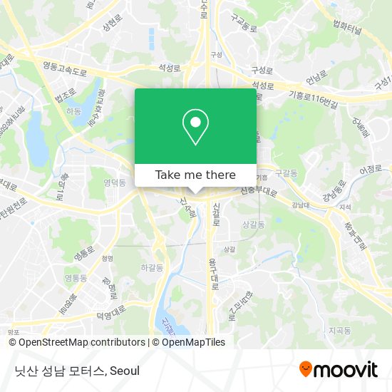 닛산 성남 모터스 map