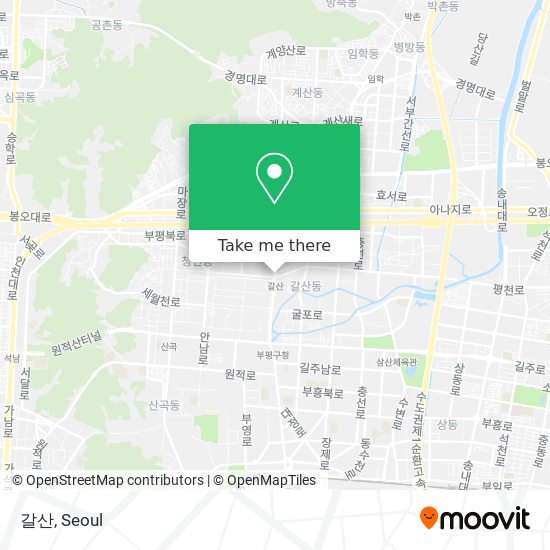 갈산 map