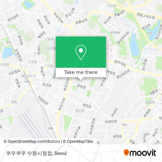 쿠우쿠우 수원시청점 map