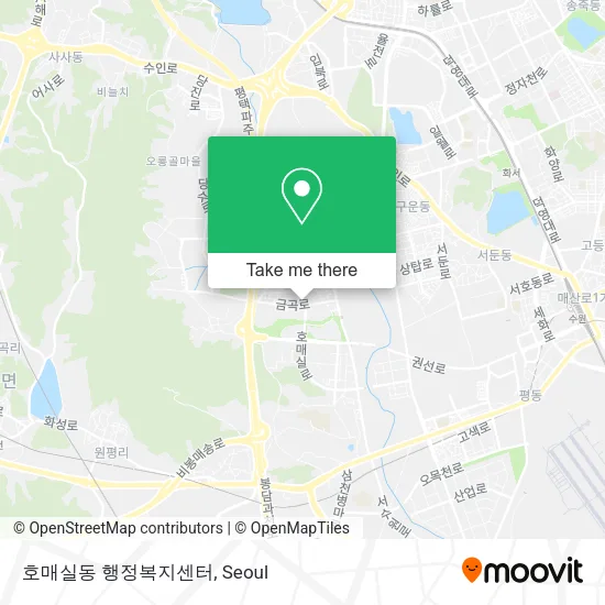 호매실동 행정복지센터 map