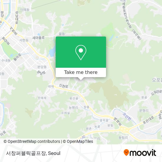 서창퍼블릭골프장 map