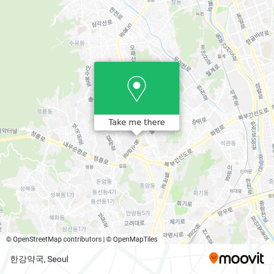 한강약국 map