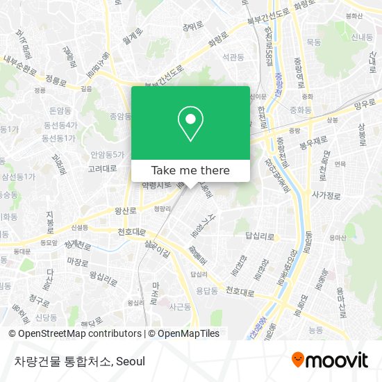 차량건물 통합처소 map