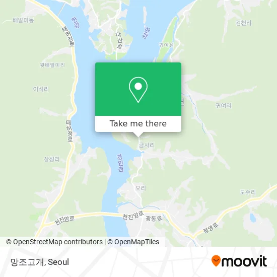 망조고개 map