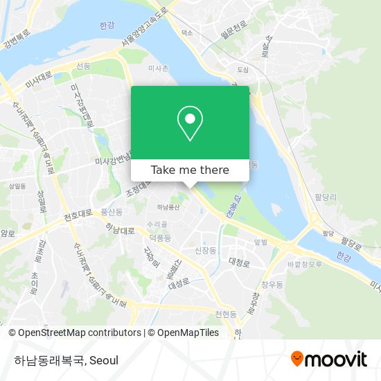 하남동래복국 map