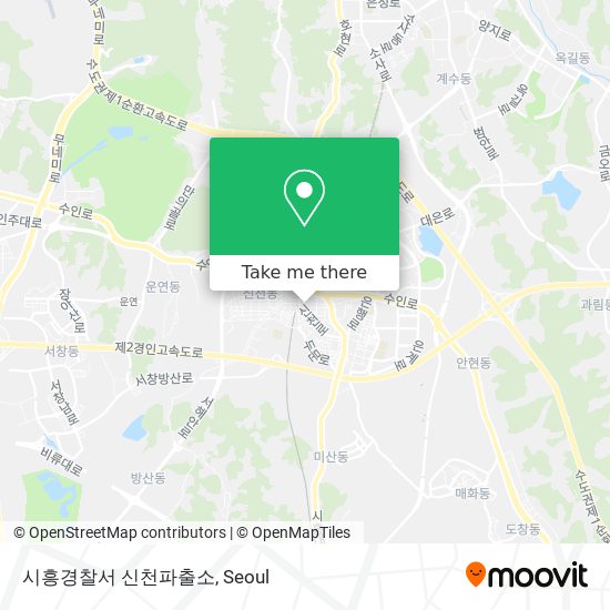 시흥경찰서 신천파출소 map