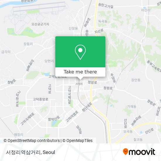 서정리역삼거리 map