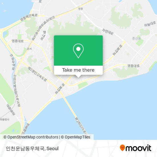 인천운남동우체국 map