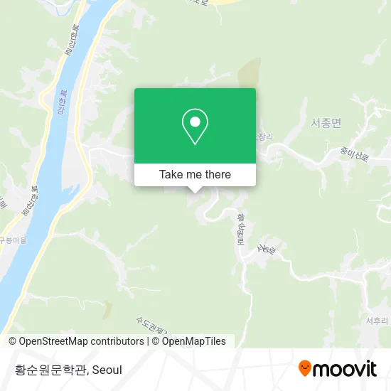 황순원문학관 map