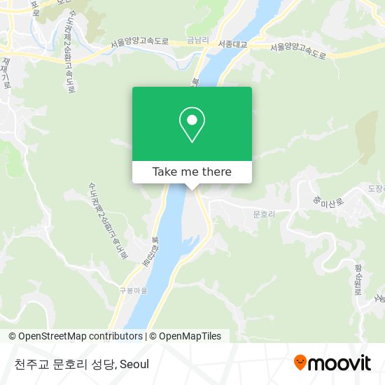 천주교 문호리 성당 map