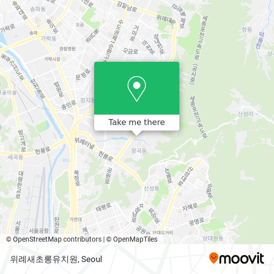 위례새초롱유치원 map