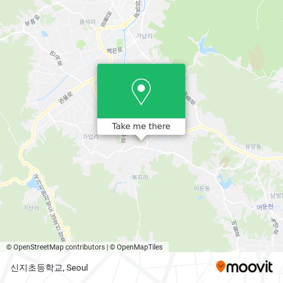 신지초등학교 map