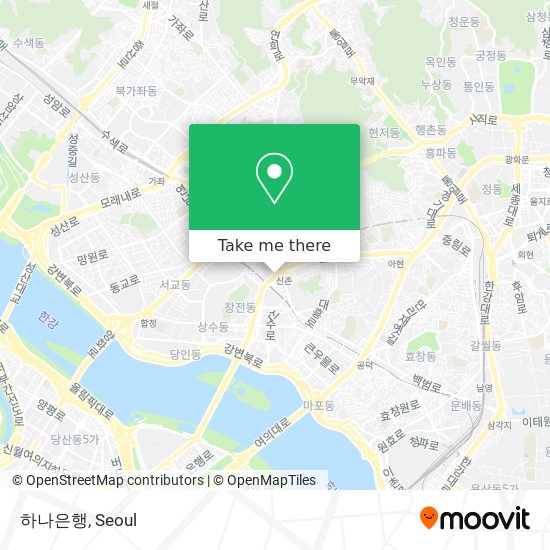 하나은행 map