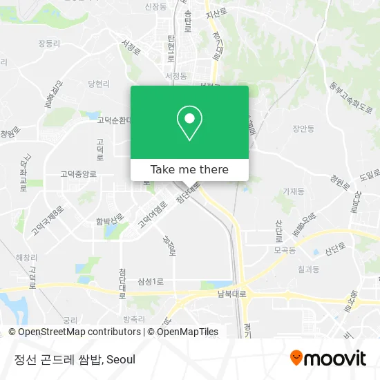 정선 곤드레 쌈밥 map