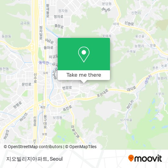 지오빌리지아파트 map