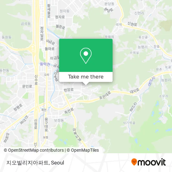 지오빌리지아파트 map