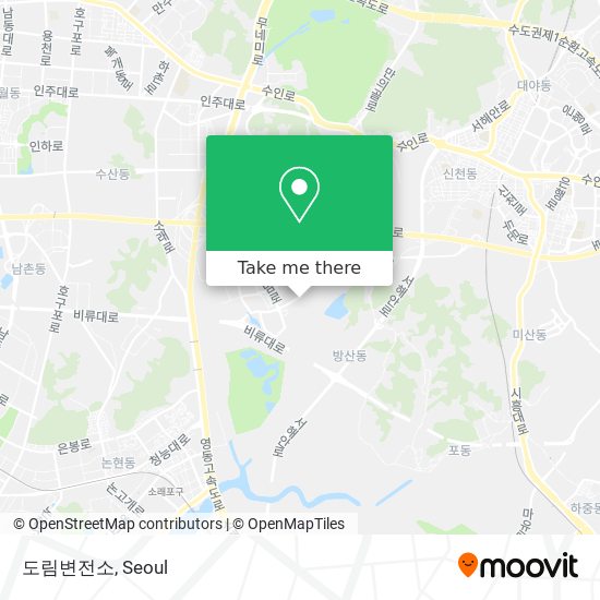 도림변전소 map
