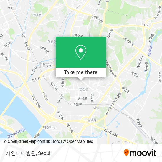 자인메디병원 map