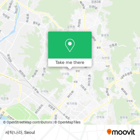 세탁나라 map