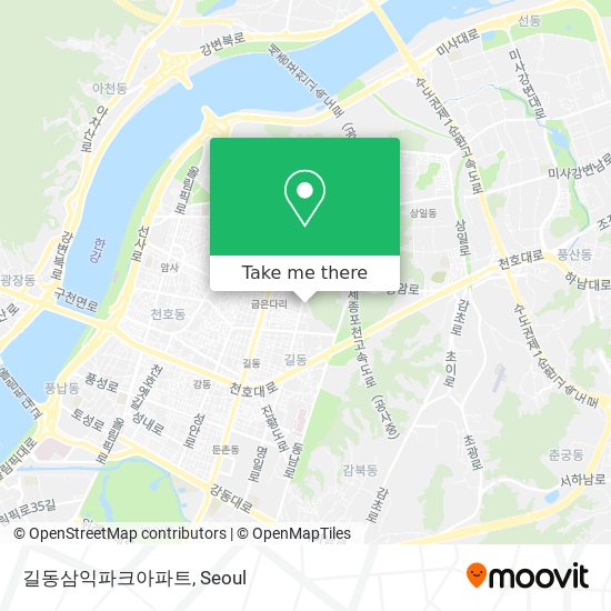길동삼익파크아파트 map