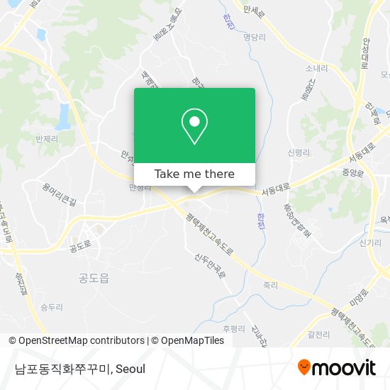 남포동직화쭈꾸미 map
