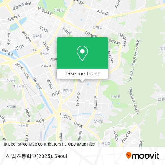 산빛초등학교(2025) map