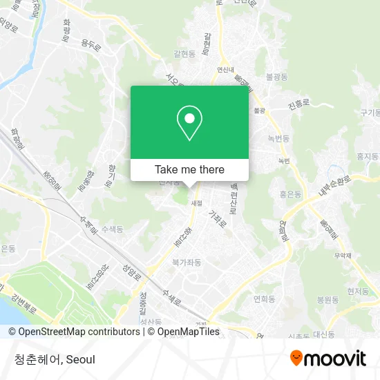 청춘헤어 map