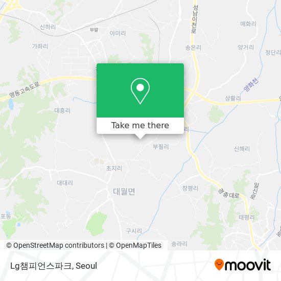 Lg챔피언스파크 map