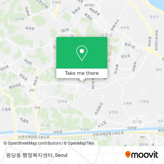 원당동 행정복지센터 map