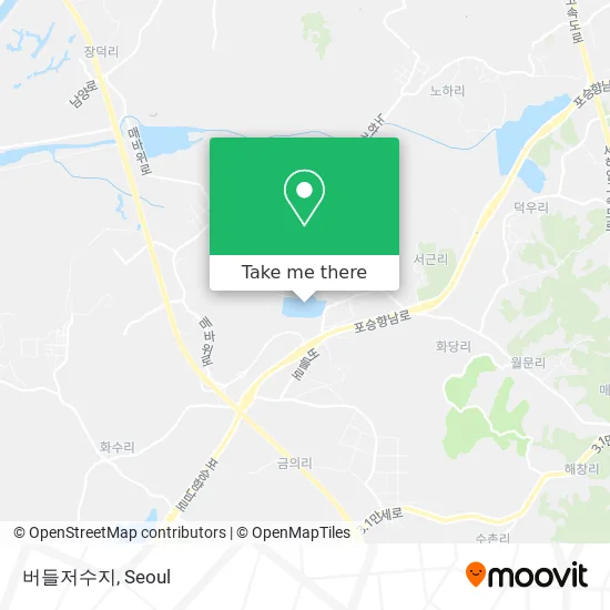 버들저수지 map