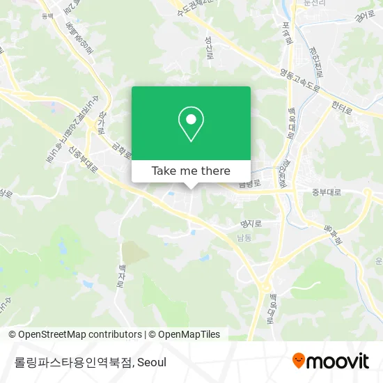 롤링파스타용인역북점 map