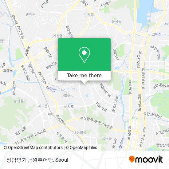 정담명가남원추어탕 map