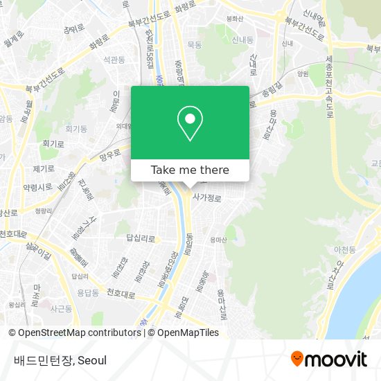 배드민턴장 map
