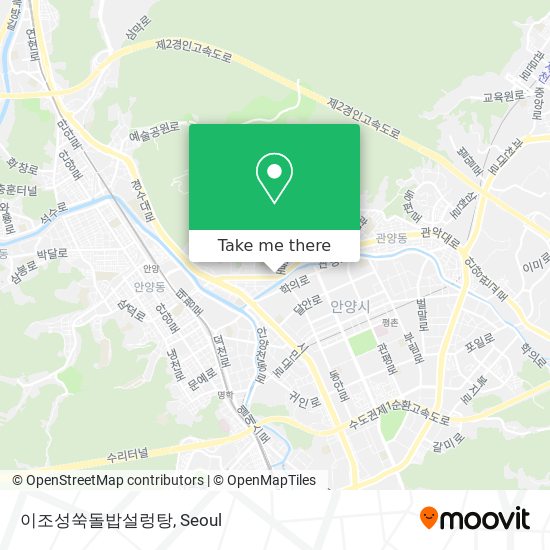 이조성쑥돌밥설렁탕 map