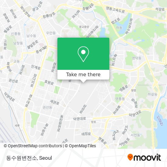 동수원변전소 map