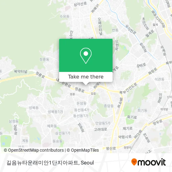 길음뉴타운래미안1단지아파트 map