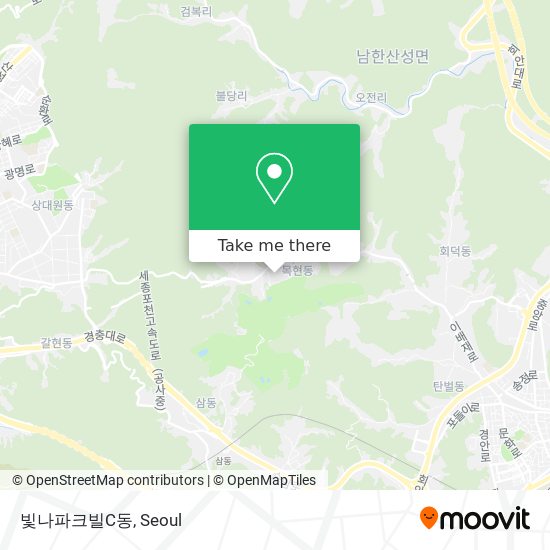 빛나파크빌C동 map