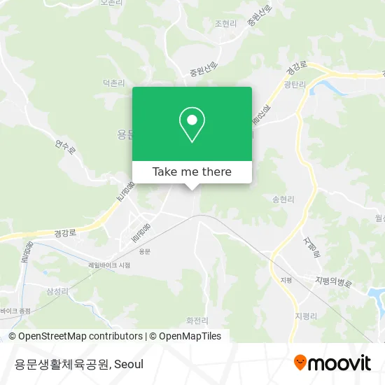 용문생활체육공원 map