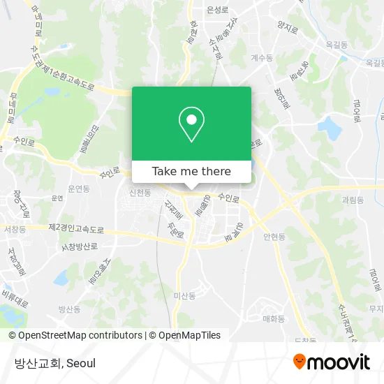 방산교회 map